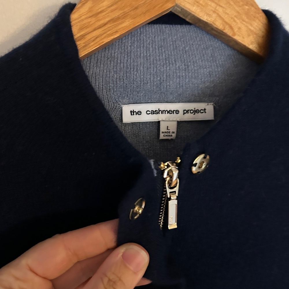 The Cashmere Project Navy Sweater / duster